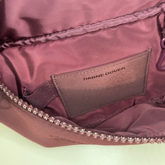 Dagne Dover Ace Neoprene Belt Bag Fanny Pack in Burgundy Currant Eclipse - Picture 5 of 10